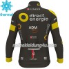 Set Langarmtrikot + Trägerhose Lange 2017 Direct Energie Winter Thermal Fleece N001